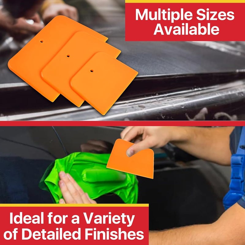 Lainballow 27 Pcs Body Filler Spreaders, 4, 5, 6 Inch Auto Plastic Putties Spreader, Automotive Body Fillers for Applying Fillers, Putties, Glazes, Caulks, Paint - Image 4